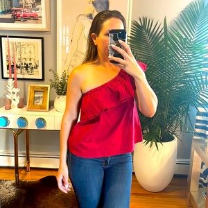 Sincerely Jules one shoulder shirt